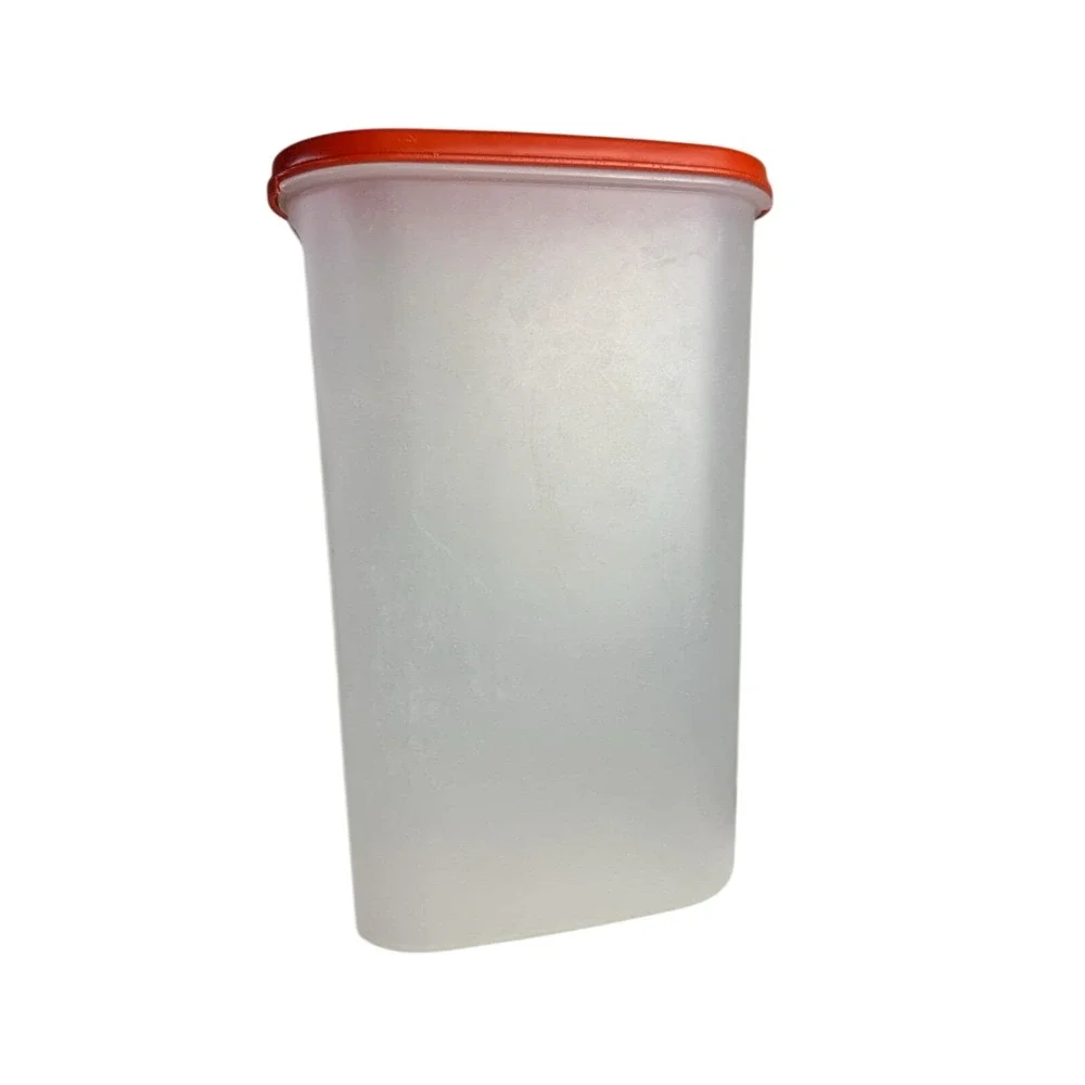 Vintage Tupperware Modular Mates 1615-2 12¼ Cup Paprika Rust Red Orange Lid Tall